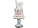 Clayre & Eef Torta Decorativa A Figure Ø 9X19 Cm Plastica Rosa