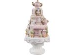 Clayre & Eef Torta Decorativa A Figure Ø 13X27 Cm Plastica Rosa