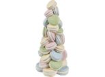 Clayre & Eef Figura Decorativa Macarons Ø 12X25 Cm Blu Rosa Plastica