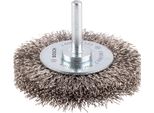 Pro Spazzola Per Dischi Puliti In Acciaio Inox, Albero Dritto, 70 X 0,3 Mm