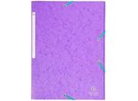 Exacompta 17115H Cartella Angolare Din A4 In Cartone Viola