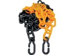 Catena Di Sbarramento Pp Giallo/Nero 9Mm L.3M L.2 Ganci Universali