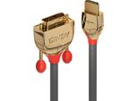 Lindy 36199 Lindy Hdmi An DVI-D Single Link Kabel Gold Line 15M