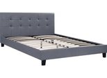 Letto Matrimoniale "Julia"" - 140 X 190 Cm - Grigio"