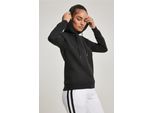 Urban Classics Donna - Felpa Con Cappuccio Organic Basic Schwarz - 4XL