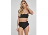 Urban Classics Bikini Donna Bikini A Fascia A Vita Alta Nero-Xs