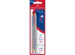 Faber-Castell 201734 FABER-CASTELL Silvertone Matita Jumbo Grip Bicolore, Blister