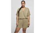DáMský Overal Urban Classics Donna Tuta Corta In Modal Kaki - 3XL