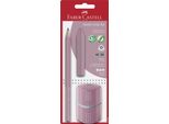 FABER-CASTELL 580082 Set Di Matite Jumbo Grip - 3 Pezzi, B, Ombretti Rosa, Confezione In Blister