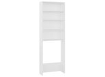 Vidaxl Armadio Per Lavatrice Bianco 64X24X190 Cm