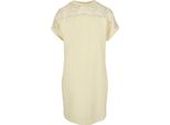 DáMské TričKo Urban Classics Ladies Lace Tee Dress Softyellow - Xs