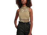 Urban Classics Donna - Lacci Elasticizzati Corpo Cachi - 4XL