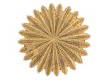 Ciotola Per Decorazioni Clayre & Eef Ø 20X2 Cm Rami In Poliresina Color Oro