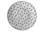 Piatto Da Colazione Clayre & Eef Ø 20 Cm Porcellana Bianca E Nera
