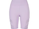 Urban Classics TB4354 | Pantaloncini Da Ciclismo A Vita Alta In Rete - Colore: Lilla - Taglia: 3XL