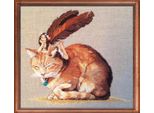 Schema A Punto Croce Nimue "Gatto Fatato"", 152G"