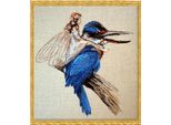 Set Punto Croce Nimue "Kingfisher"", Schema A Contati, 64K, 20X28Cm"