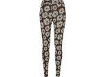 DáMské Leginy Urban Classics Ladies Soft Aop Leggings Browncamomile - Xxl