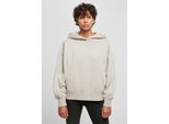 Urban Classics Donna Heavy Terry Garment Dye Hoody Warmgrey - Xxl