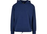 PáNská Mikina Urban Classics Felpa Con Cappuccio Oversize In Waffle Blu Scuro - L