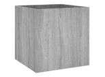 Vidaxl Fioriera Grigio Sonoma 40X40X40 Cm Materiale A Base Di Legno