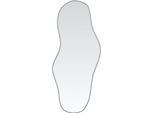 Vidaxl Specchio Da Parete Argento 80X35 Cm