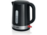 Bosch TWK6A513 Bollitore Elettrico 1,7 L 2200 W Nero Acciaio Inossidabile