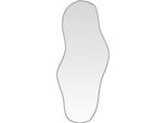 Vidaxl Specchio Da Parete Argento 70X30 Cm