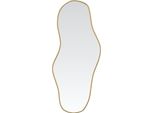 Vidaxl Specchio Da Parete Golden 80X35 Cm