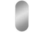 Vidaxl Specchio Da Parete Argento 70X30 Cm Ovale
