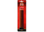 Matita Koh-I-Noor Triangolare In Grafite Spessa 2B,4B,6B Set Di 3, Marrone