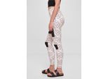 Urban Classics Donna Tech Mesh Aop Leggings Softseagrassflower - Xl