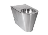 Sanela Toilette In Acciaio Inox - Toilette A Pavimento Anti-Wandal In Acciaio Inox Slwn 14