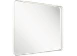 Specchio Da Bagno Con Illuminazione Ravak Strip 50 X 70 Cm In Cornice Argento X000001565