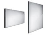 Specchio Da Bagno A Led Con Illuminazione Nimco 120 X 70 Cm Nero Zpc 13006-90