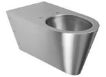 Sanela Toilette In Acciaio Inox - Toilette Sospesa In Acciaio Inox Per Disabili Slwn 11