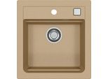 Alveus Atrox - Lavello In Granito 470X500 Mm, Con Comando Di Scarico, Beige 1131988
