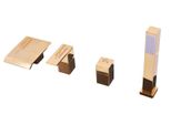 SlezáK-Rav Rubinetto Per Vasca Da Bagno, Colore: Oro, Dimensione: 1/2''