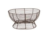 Cesto Portaoggetti Clayre & Eef 28X18X14 Cm Ferro Marrone