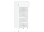 Vidaxl Scarpiera Bianca Lucida 40X36X105 Cm Materiale A Base Di Legno