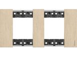 Blende 2 X 2 Metallmodul Bticino Living Now KA4802M2N_ Gold