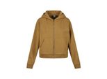 Urban Classics TB6131 | Ladies Boxy Zip Hoody Giacca Con Cappuccio Da Donna - Colore: Summerolive - Taglia: Xxl