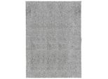 Vidaxl Tappeto Shaggy Pamplona A Pelo Alto Grigio Moderno 140X200 Cm