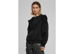 Urban Classics TB6131 | Giacca Da Donna Con Cappuccio Boxy Zip - Colore: Nero - Taglia: 3XL