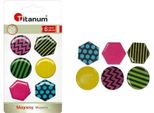 Magneti Per Lavagna Bianca 26 Mm 6 Pezzi