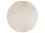 Tappeto Oviedo A Pelo Corto Beige Ø 160 Cm