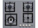 Elleci Plano 60 Tcl Piano Cottura Titanio Da Incasso Gas 4 Fornelli