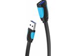 Cavo Di Prolunga Usb3.0 Piatto Vention Vas-A13-B300 3M Nero