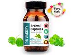 Dr Wakde's Brahmi Capsule (Bacopa Monniera) | 60 Capsule Vegi | Integratore Ayurvedico | Vegano | 100% Erbe | Sconti A Volume | Spedizione In Giornata