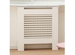 Wisfor Copriradiatore Mdf, Motivo A Strisce Orizzontali, Copriradiatore Copriradiatore, S - 78X19X101,2Cm